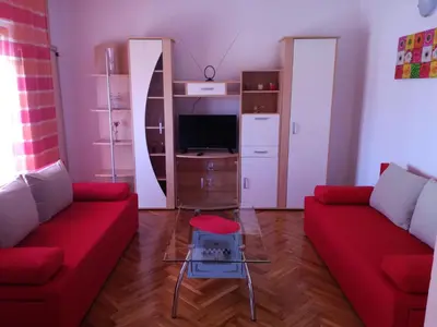 TV i/ili zabavni centar u objektu Apartments Lea