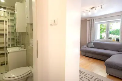 Kupaonica u objektu Apartman Joskić nedaleko plaže