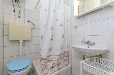Kupaonica u objektu Studio Apartments Klara and Rio