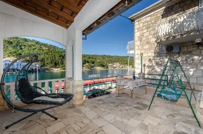 Balkon ili terasa u objektu Studio Apartments Klara and Rio