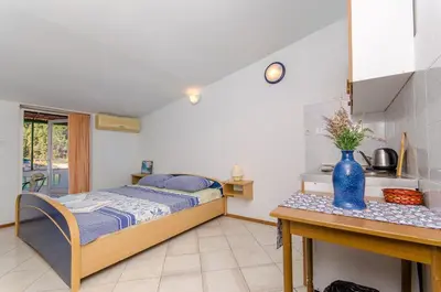 Krevet ili kreveti u jedinici u objektu Studio Apartments Klara and Rio
