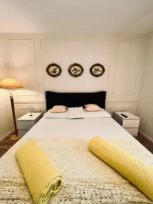 Krevet ili kreveti u jedinici u objektu Apartments Danica Sunshine