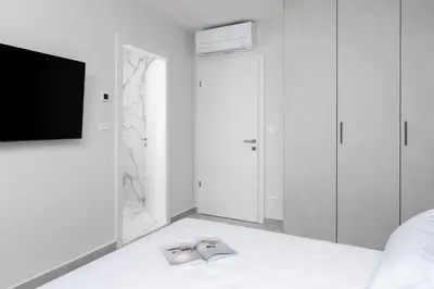 Krevet ili kreveti u jedinici u objektu Luxury Villa Ovation heated pool sea view