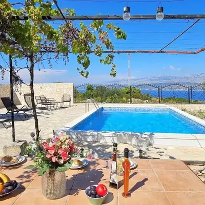 Stone House with Pool