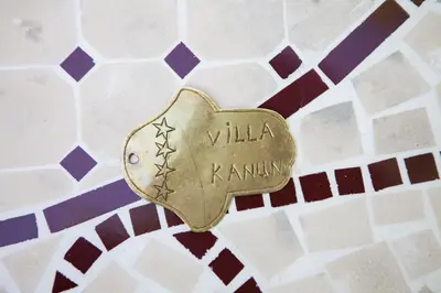 Certifikat, nagrada, logo ili neki drugi dokument izložen u objektu Villa FANI KANUN