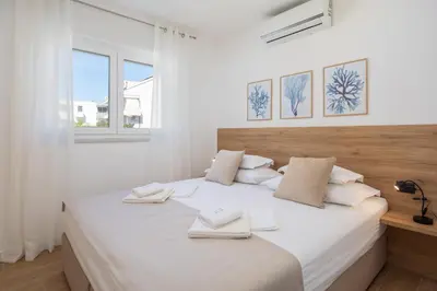 Krevet ili kreveti u jedinici u objektu Dada Luxury Apartment A1