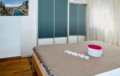 Krevet ili kreveti u jedinici u objektu COCCO Modern Apartment Omis
