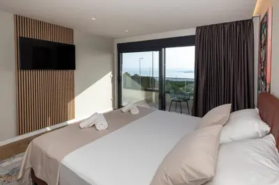 Krevet ili kreveti u jedinici u objektu Luxury Villa Sirius