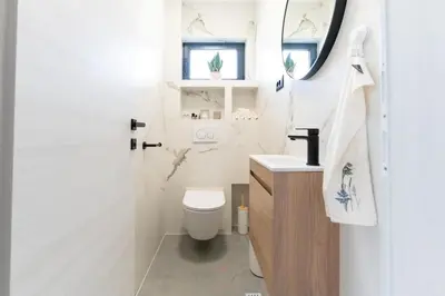 Kupaonica u objektu Strelitzia apartment Split with jacuzzi