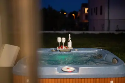 Tlocrt objekta Strelitzia apartment Split with jacuzzi