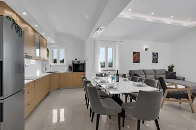 Kuhinja ili čajna kuhinja u objektu Villa Smokva and Višnja - Resort Moja Stina