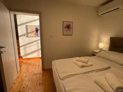 Krevet ili kreveti u jedinici u objektu Seaside holiday house Pisak, Omis - 22862