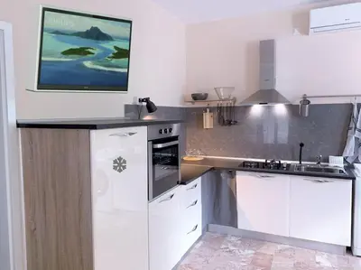 Kuhinja ili čajna kuhinja u objektu Apartman BRUSY Makarska