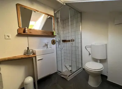 Kupaonica u objektu Eco Chalet Style Apartment