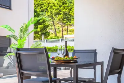 Balkon ili terasa u objektu Delux apartments Selina