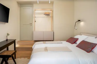 Krevet ili kreveti u jedinici u objektu Casa GENI-heated pool, 3 bedrooms, sea views