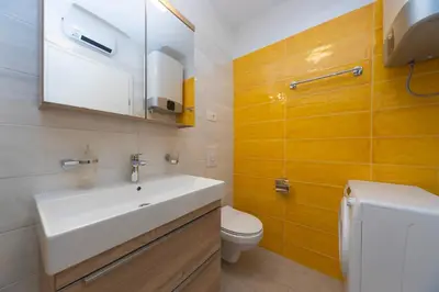 Kupaonica u objektu Vineyard oaza-Deluxe Apartments with Swimming pool