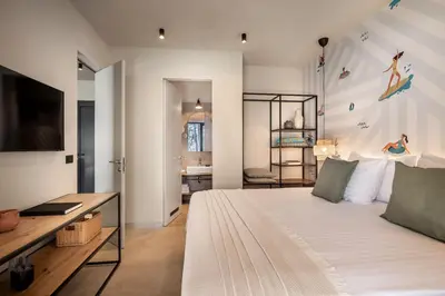 Krevet ili kreveti u jedinici u objektu PLACES Hvar Villas by Valamar