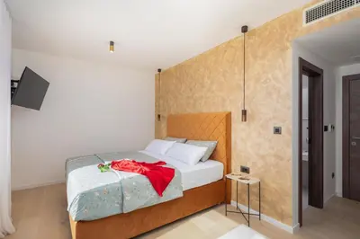 Krevet ili kreveti u jedinici u objektu Luxury Villa Cosmopolitan with Pool