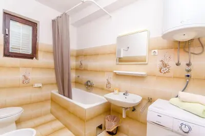 Kupaonica u objektu Apartment Rustic