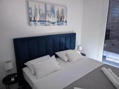 Krevet ili kreveti u jedinici u objektu Design Apartment Split