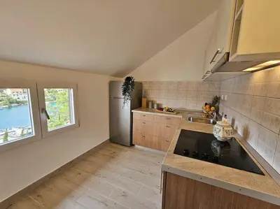 Kuhinja ili čajna kuhinja u objektu Maris Sea View Apartment