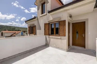 Tlocrt objekta Apartments with parking spaces Splitska, Brac - 23168