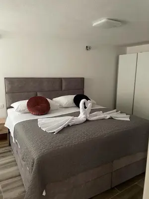 Krevet ili kreveti u jedinici u objektu Apartmani Brač