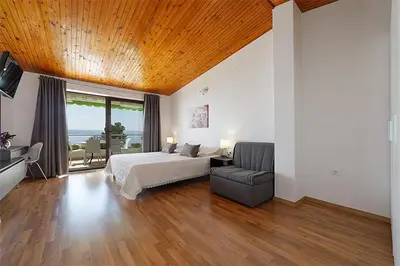 Krevet ili kreveti u jedinici u objektu Apartmani Brela 2