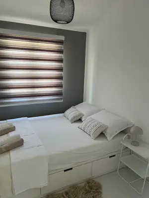 Krevet ili kreveti u jedinici u objektu Nada Apartment, Uvala Koramaslinova, Brač