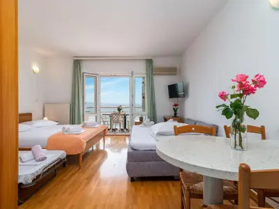 Krevet ili kreveti u jedinici u objektu Studio Jerkan 17 by Interhome