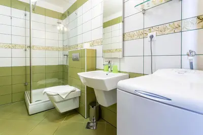 Kupaonica u objektu Family-friendly apartments with swimming pool Splitska, Brac - 23224