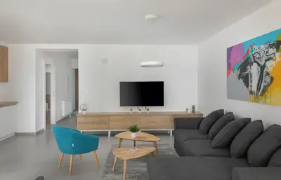 TV i/ili zabavni centar u objektu Villa Brela apartments