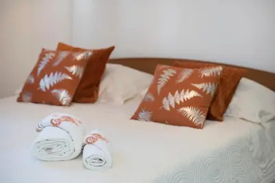 Krevet ili kreveti u jedinici u objektu Seaview Zen Milna