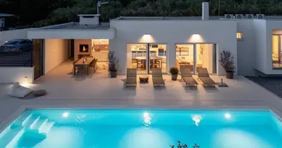 Bazen u objektu Stylish villa Tenera with private pool, 3 bedrooms ili u blizini