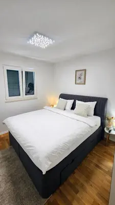 Krevet ili kreveti u jedinici u objektu Apartman Beach Makarska
