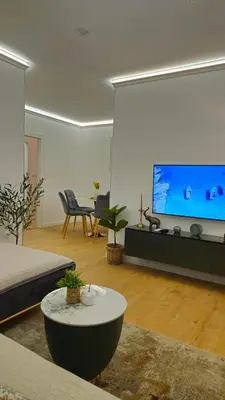 TV i/ili zabavni centar u objektu Apartman Beach Makarska