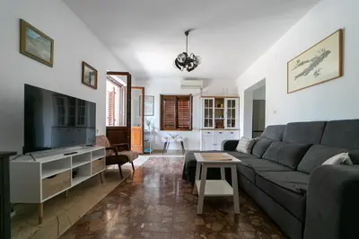 TV i/ili zabavni centar u objektu Vacation Home Katarina