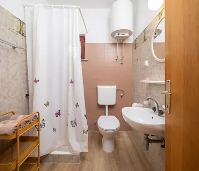 Kupaonica u objektu Bluetique Beach Apartments