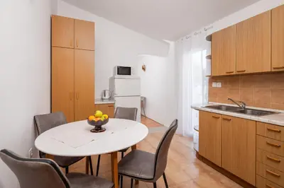 Kuhinja ili čajna kuhinja u objektu Bluetique Beach Apartments