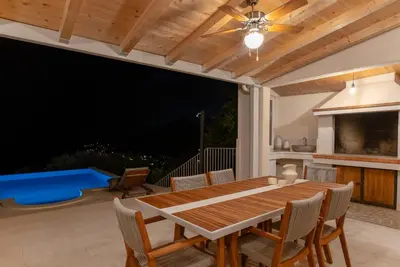 Tlocrt objekta Villa Favola Omis 360 PHOTOS-VIRTUAL TOUR ON DEMAND