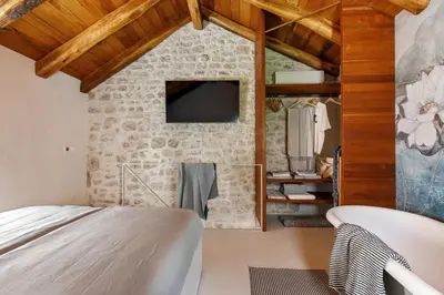 Krevet ili kreveti u jedinici u objektu Baby Blue - ZF Hvar