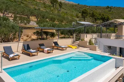 Tlocrt objekta Olive paradise-heated pool- romantic getaway for 2