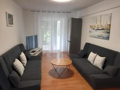 Tlocrt objekta Apartments with parking space Supetar, Brac - 23372