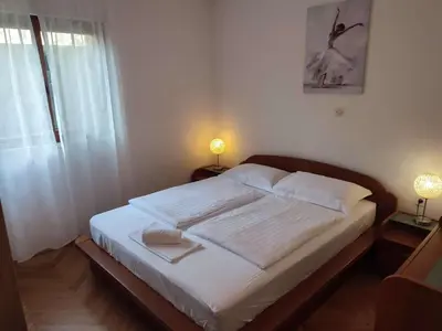 Krevet ili kreveti u jedinici u objektu Apartments with parking space Dugi Rat, Omis - 23115