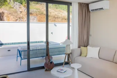 Krevet ili kreveti u jedinici u objektu Holiday Home Poeta Brela