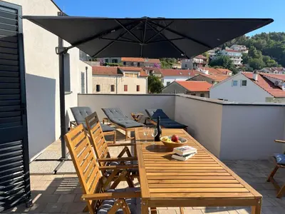 Balkon ili terasa u objektu Jelsa Park