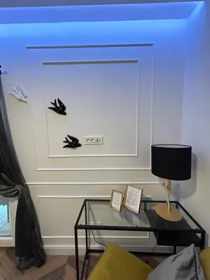 TV i/ili zabavni centar u objektu Delfa Luxe Suite-Sustainable Luxury & EV Station