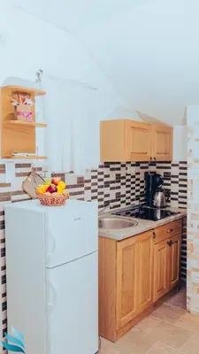 Kuhinja ili čajna kuhinja u objektu Hvar spa & apartment Romantic for two
