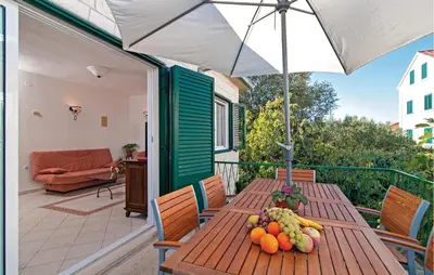 Balkon ili terasa u objektu Holiday Home Supetar 98 With Game Room